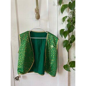 Adult size large St Patrick’s Day shamrock vest